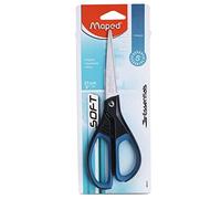Maped Office Asymmetrical Essentials Soft Scissors 21cm (Assorted Colours)