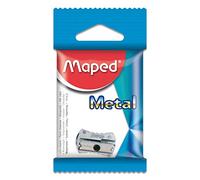 Maped Pencil Sharpener 006600 - Manual Pencil Sharpener (Metal), Grey