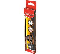 Maped Peps Pencil - Black (Pack of 12)