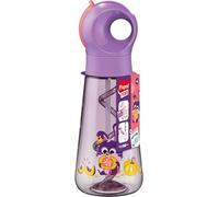Maped Picnik - Ecozen Neon Purple Rabbit Water Bottle - Built-in Bubble Straw - Easy Manual Opening - Integrated Handle, Leak-Proof Water Bottle - 500ml