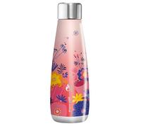 Maped Picnik Insulated Stainless Steel Water Bottle, Leakproof Water Bottle, Double Walled, Cold and Hot Storage, Flower Decoration, 500ml