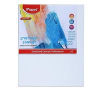 Maped Rectangle 8 x 10 Inches Stretched Canvas with Wooden Frame|Medium Grain 100% Cotton|Sturdy & Zero Percolation|Acrylic Double Gesso Primed|Ideal for Beginners,Students & Artist