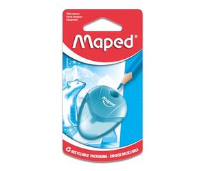 Maped - School Supplies - I Gloo Pencil Sharpener - Pencil Sharpener with Reservoir - They Have 1 Sharpening Hole - Compact Size for the Case - 3 Different Designs