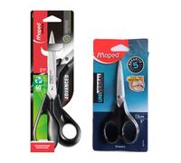 Maped Scissor Combo-2pcs| Home, Kitchen & Office Multipurpose use | Universal 13cm & Advance 21cm| Super soft Grip Handles Heavy Duty stainless steel & Durable Blades|Precision Pointed tip for cutting