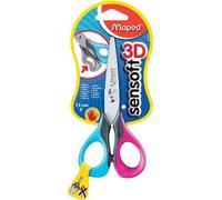 MAPED Sensoft 3D Left School Scissors 130 mm Assorted Colours