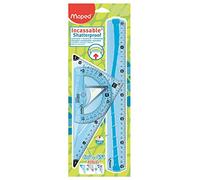Maped Shatterproof Geometry Set (3 Piece) - Blue/Green