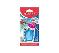 Maped Stick'Art Pencil Sharpener and Stickers (Assorted Colours)