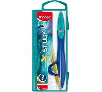 Maped - Study Dragon Compass - Ergonomic Clevis - Universal Ring - Metal Branches - Ages 6+ - School Supplies