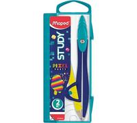 Maped - Study Pixel Party Compass - Ergonomic Clevis - Universal Ring - Metal Branches - Ages 6+
