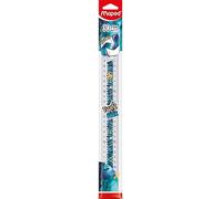 Maped - Twist'N Flex Dragon Ruler - Unbreakable - Soft and Flexible - Graduated School Ruler - School Supplies