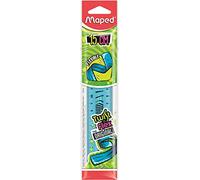 MAPED Twist'n Flex Flat Ruler, Soft, Playful and Unbreakable - Ruler 15 cm Double Graduation, Blue