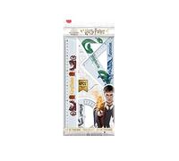 Maped - Unbreakable tracing kit - 4 pieces - 30 cm ruler + 60° square / 21 cm + 45° square / 21 cm + 180° protractor base 12 cm - Harry Potter