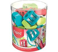 Maped VIVO 2 Hole Pencil Sharpener, Display 30 Units, Green, Red