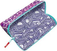 Maped - XXL effect pencil case - with XXL opening: easy to find and remove the pens - resistant polyester - can be painted with coloured and felt tip pens - large zip - pink