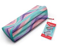 Maped - XXL Opening School Pencil case - Customisable Reversible Pencil Case, w
