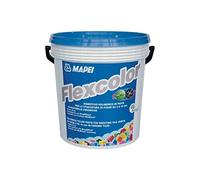 Mapei Flexcolor White Tile Grout 5kg - Ready Mixed Waterproof Grout for Bathrooms, Kitchens, Walls & Floors, Flexible Anti Mould White Tile Grout