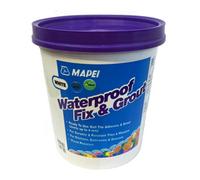 Mapei Ready Mixed White Flexible Wall Tile Grout, 1.5Kg Tub