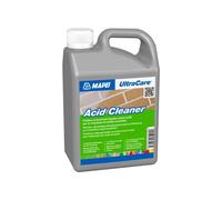 Mapei Ultracare ACID CLEANER, multi-purpose liquid cleaner with acid base for porcelain stoneware, ceramic tiles and stone, canister 1 Lt.