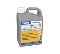 Mapei UltraCare Stain Protector W Plus - 1 Litre Invisible Sealer for Stone & Tile, Advanced Water & Oil Repellent for Polished Marble, Granite, Porcelain, and Terracotta