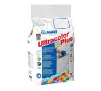 Mapei Ultracolour Plus White Wall & Floor Tile Grout, 5Kg
