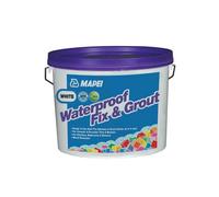 Mapei Waterproof Fix & Grout Ready Mixed White Flexible Wall Tile Grout, 7.5Kg Bucket