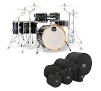 Mapex Armory 22 LA Fusion 6pc Shell Pack w/Bag Set Black Onyx Burst