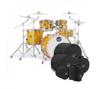 Mapex Mars Birch 22 5pc Rock Fusion Shell Pack w/Bags Sunflower