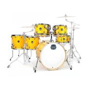Mapex Mars Birch 22 6pc Crossover Shell Pack Sunflower Sparkle