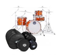 Mapex Mars Maple 18 4pc Bop Shell Pack w/Bag Set Glossy Amber