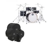 Mapex Mars Maple 20 5pc Fusion Shell Pack w/Bags Matte Black