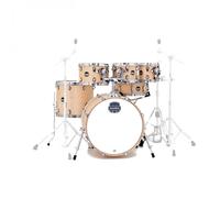Mapex Mars Maple 22 6pc Rock Fusion Shell Pack Natural Satin - Free 8 Tom