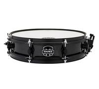 Mapex MPX Maple/Poplar Hybrid Shell Piccolo Snare Drum, 14 in. X 3.5 in, Transparent Midnight Black, (MPNMP4350BMB)