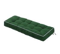 Maphissus Outdoor Bench Cushion with Ties,Weather Resistant Thick Tufted Garden Seat Pad,104x45x10cm