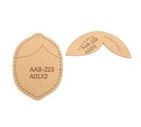 MAPHRWZ Acrylic Craft Template, Durable DIY Keychain Pattern, Accurate Cutting Guide, Reusable for Art Projects, Lemon Shape Design for Gift Making