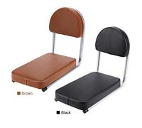 MAPHRWZ Bike Seat Cushion, 1.2 Inch Thickened Sponge for Great Buffer, PU Coated Water, Easy to Clean, for Adults and Kids, Universal Fit for Most, Long Lasting (Brown)