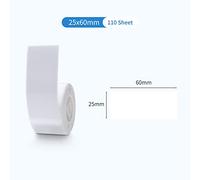 MAPHRWZ D101 Label Printer Stickers, 6 Sizes, Thermal Paper, Direct Thermal Printing, Self-Adhesive for Home, Office, Retail Use (6)