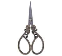 MAPHRWZ Embroidery Scissors, Professional Sewing Thread Cutters, Stainless Steel Craft Scissors for Precise Cutting, Portable for Travel Use (Bronze)