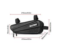 MAPHRWZ EVA Hard Shell Laptop Backpack, Anti-Press Bag with Reflective Strip for Safe Night Riding, for BrandX