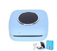 MAPHRWZ Mini Portable Printer for Study Office Home, Print Wrong Questions Notes Photos Schedules, Wireless Bluetooth Thermal No Ink Needed, Eco-Friendly Battery Operated (Blue)
