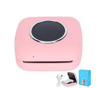 MAPHRWZ Mini Portable Printer for Study Office Home, Print Wrong Questions Notes Photos Schedules, Wireless Bluetooth Thermal No Ink Needed, Eco-Friendly Battery Operated (Pink)