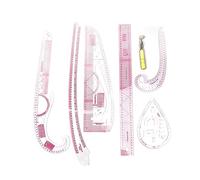 MAPHRWZ Professional Sewing Ruler Set for Tailoring, Quilting, Dressmaking, DIY Craft, Measuring and Cutting Fabric with Accurate Scale, French Curve, Durable Tools for Beginners a