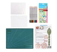 MAPHRWZ Shrink Plastic Sheets for Art, DIY Craft Kit with Permanent Markers, Custom Keychains, Jewelry Making Supplies for Kids, Creative Gift Idea