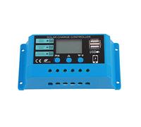 MAPHRWZ Solar Charge Controller for Batteries, Intelligent Protection, Light and Time Control, for, Lithium, Batteries, Durable PVC Shell, for Solar Systems, Home, R