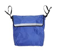 MAPHRWZ Wheelchair Storage Bag,for All Standard, Power Wheelchairs, Rollators, Transport Chairs, Large Capacity, Adjustable Straps, Reflective, Durable Oxford Cloth, Ea (Blue)