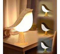 (Maple) 2 in 1 Aroma Lumibird Lamp Diffuser,3 Color Temperature Small Bird Table Lamp