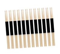 Maple Drumsticks 12 Pairs Jazz Drum Sticks Portable 7a Khaki
