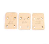 Maple Electric Bass Neck Shims Adjust Bolt on Neck Angle, Enhance Tone, Gaps Set of 3