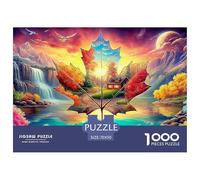 Maple FantasyOverwhelming 1000-Piece Jigsaw Puzzles for Adults A Crusade Through Impossible, Hard, And Difficult Challenging Puzzle Games - The Most Prestigious Gift for Adult And Teenage Conquerors