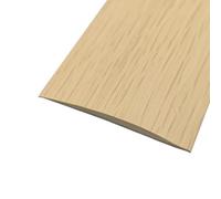 Maple, Flat Laminate to Tile Threshold Bar, PVC Transition Profile, Self-Sticking Vinyl Edge Trim for Floor Gap, Carpet to Floor Seam Joining Strip