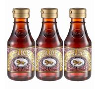 Maple Flavour Golden Syrup 454g Squeezy Bottle x 3, Ideal for Cereal Pancake Topping, Compatible with Lyle's Syrup Range for Baking with Welari Thank You Card | (3pack)